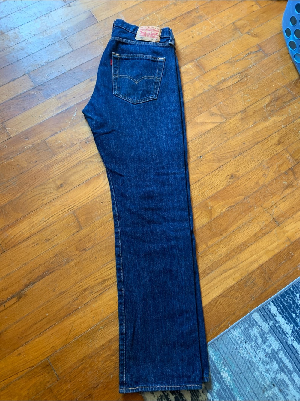 Levi's Indigo Straight Jeans 501 32x32